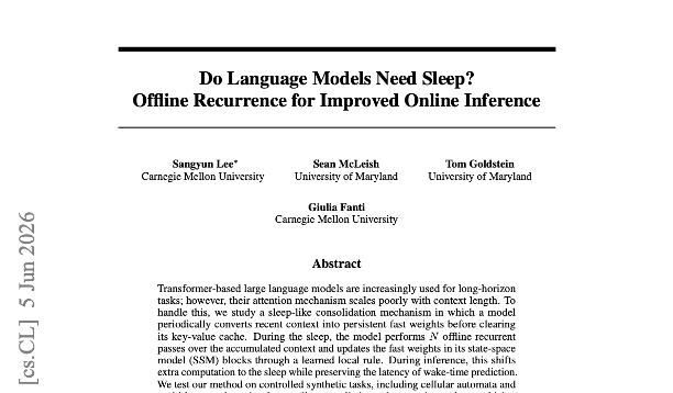 [Paper Review] Do Language Models Need Sleep?